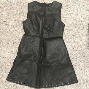 Forever21 Leather Sleeveless dress